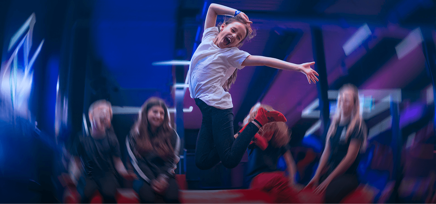 JumpYard gruppaktiviteter background